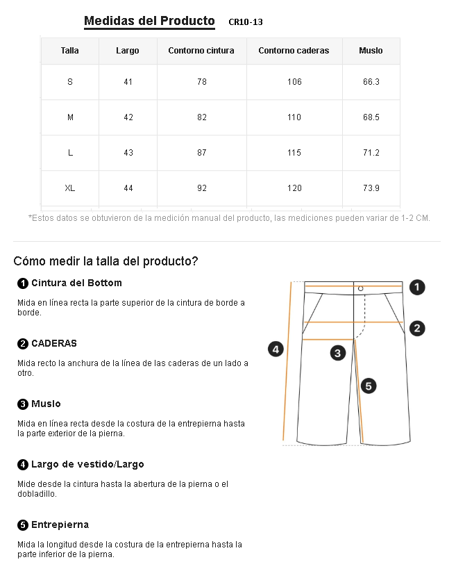 RSRT Short Patrón barroco