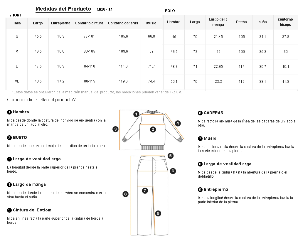 Conjunto Modomio Polo camisero + Short