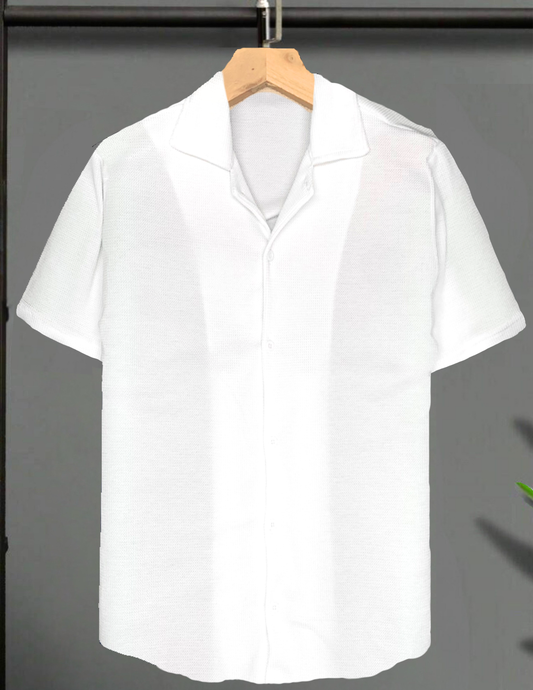 Camisa blanca WAFLE CAMARO