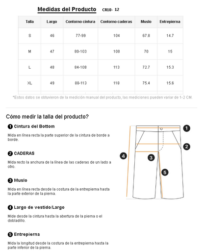 VCAY Short estilo cachemira