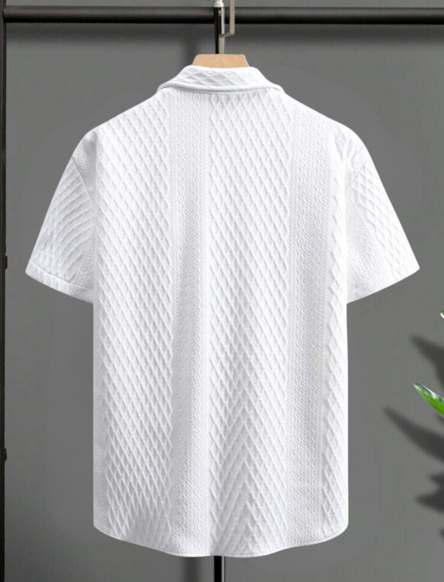 MFNT Homm Textura Sólida de manga corta