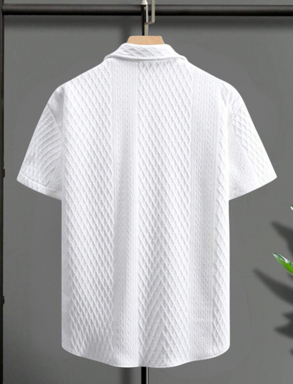 MFNT Homm Textura Sólida de manga corta