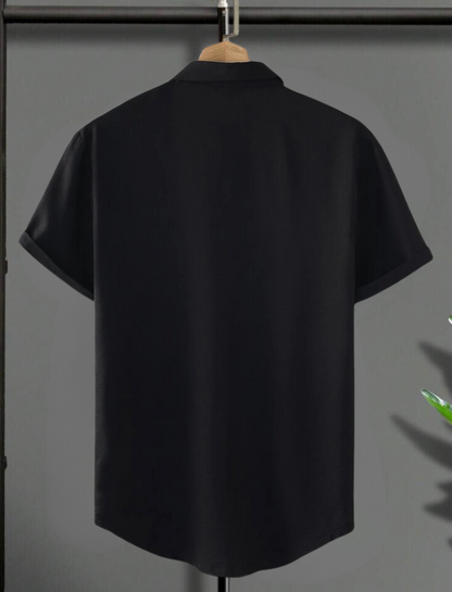 Camisa Botón Bajo Curvo MFNT