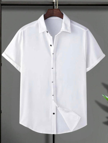 Camisa Botón Bajo Curvo MFNT