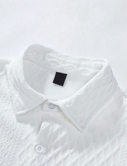 MFNT Homm Textura Sólida de manga corta