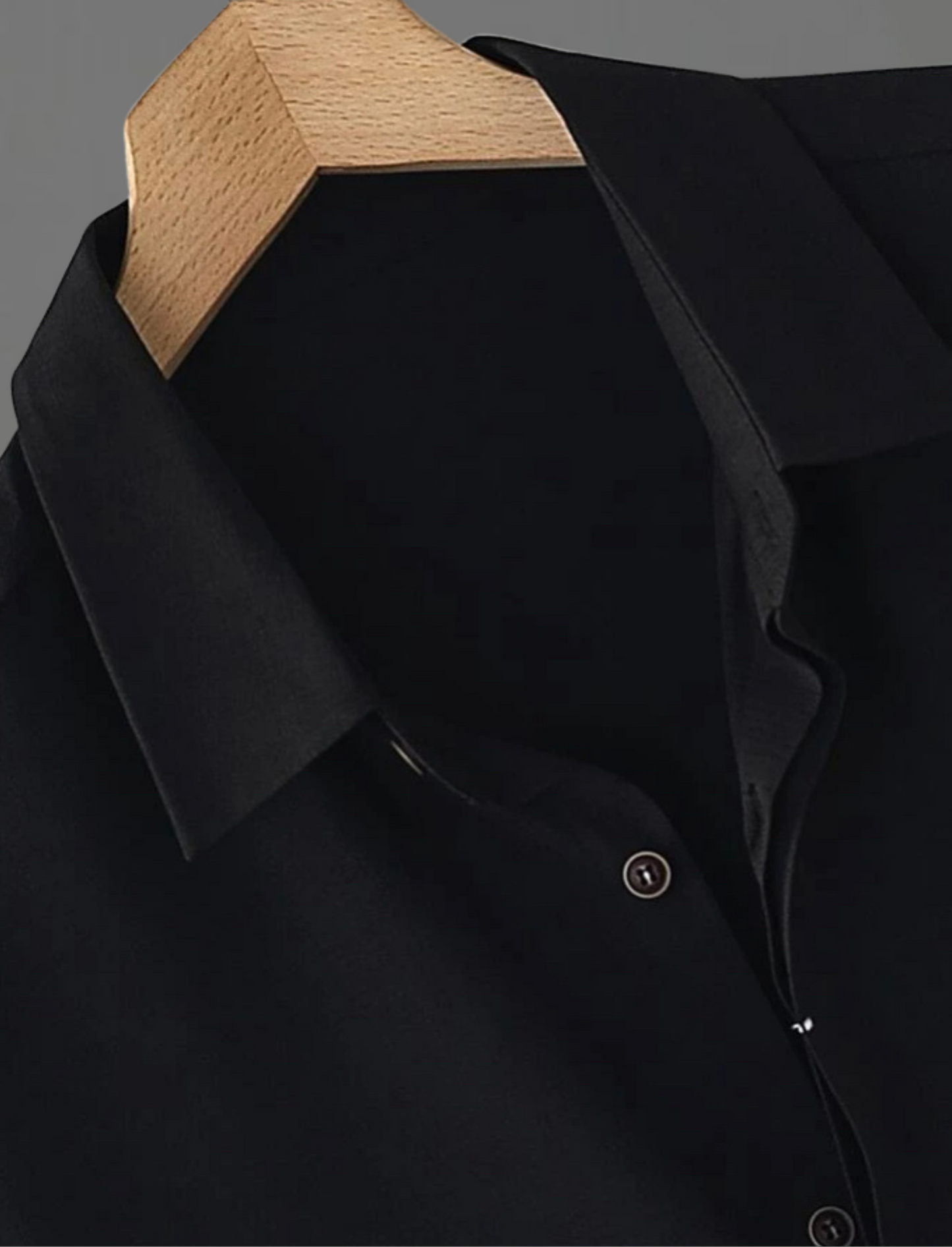 Camisa Botón Bajo Curvo MFNT