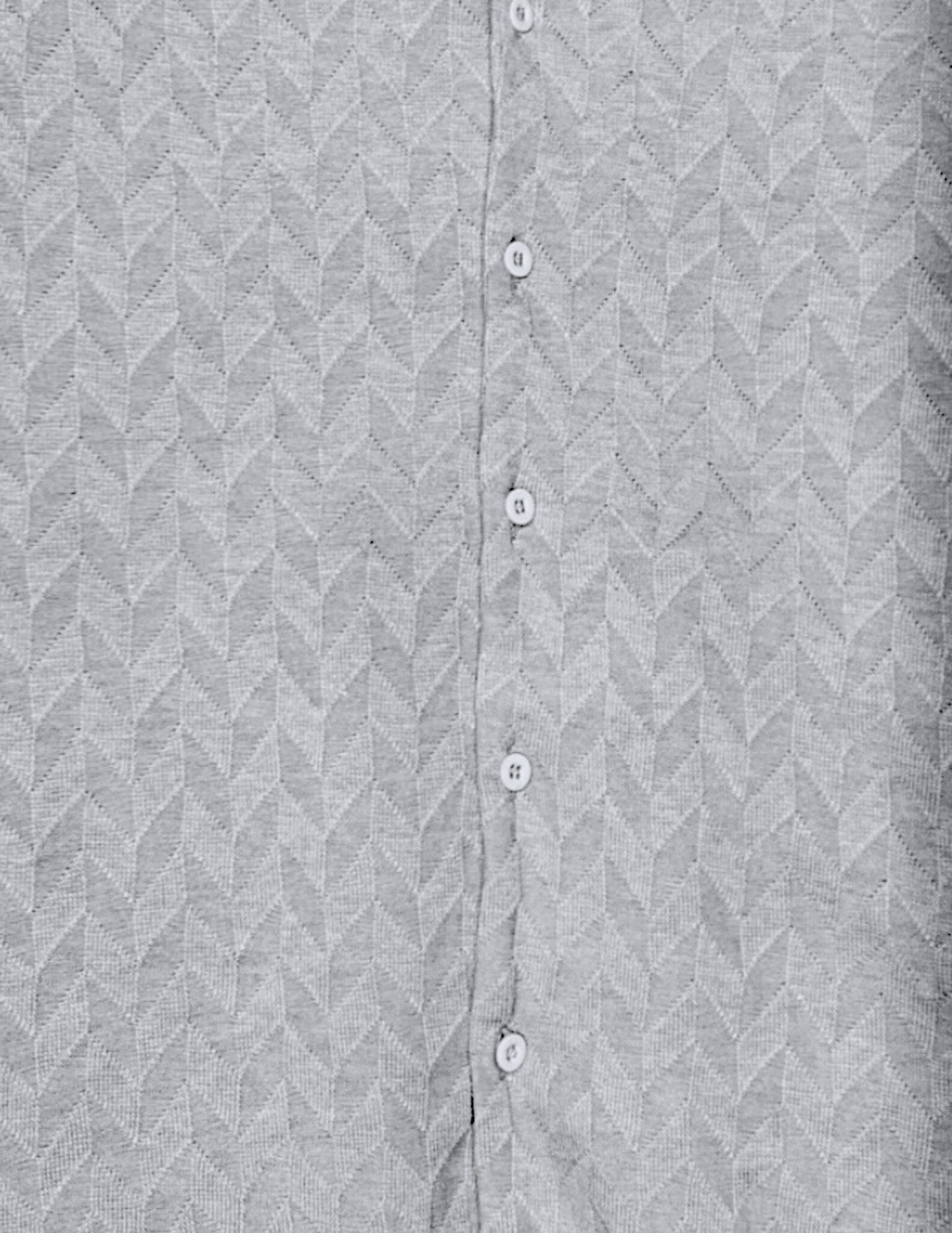 Camisa CAMARO color Gris Claro Tejido Texturizado