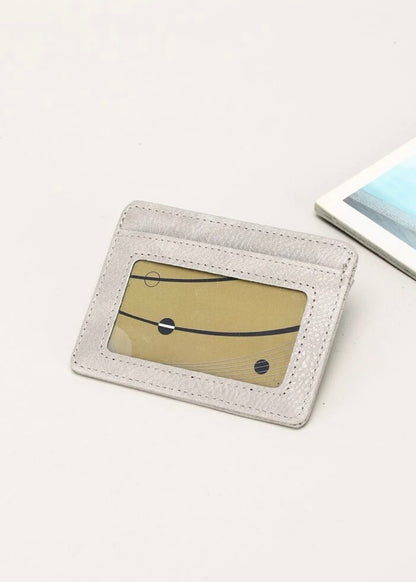 Cartera de tarjetas de Saffiano PU