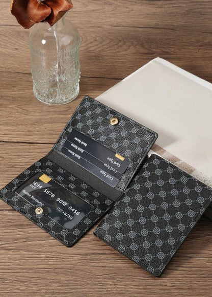 Monedero delgado portador de tarjetas minimalista