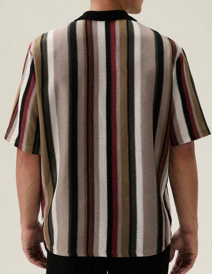 Camisa UrbanChill holgada a rayas