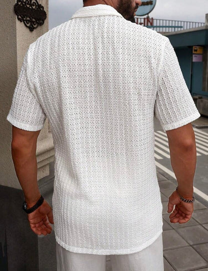 Camisa Casual Textura Malla MFNT