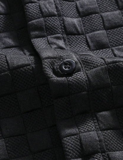 Conjunto Camisa + Short con Textura Sólida