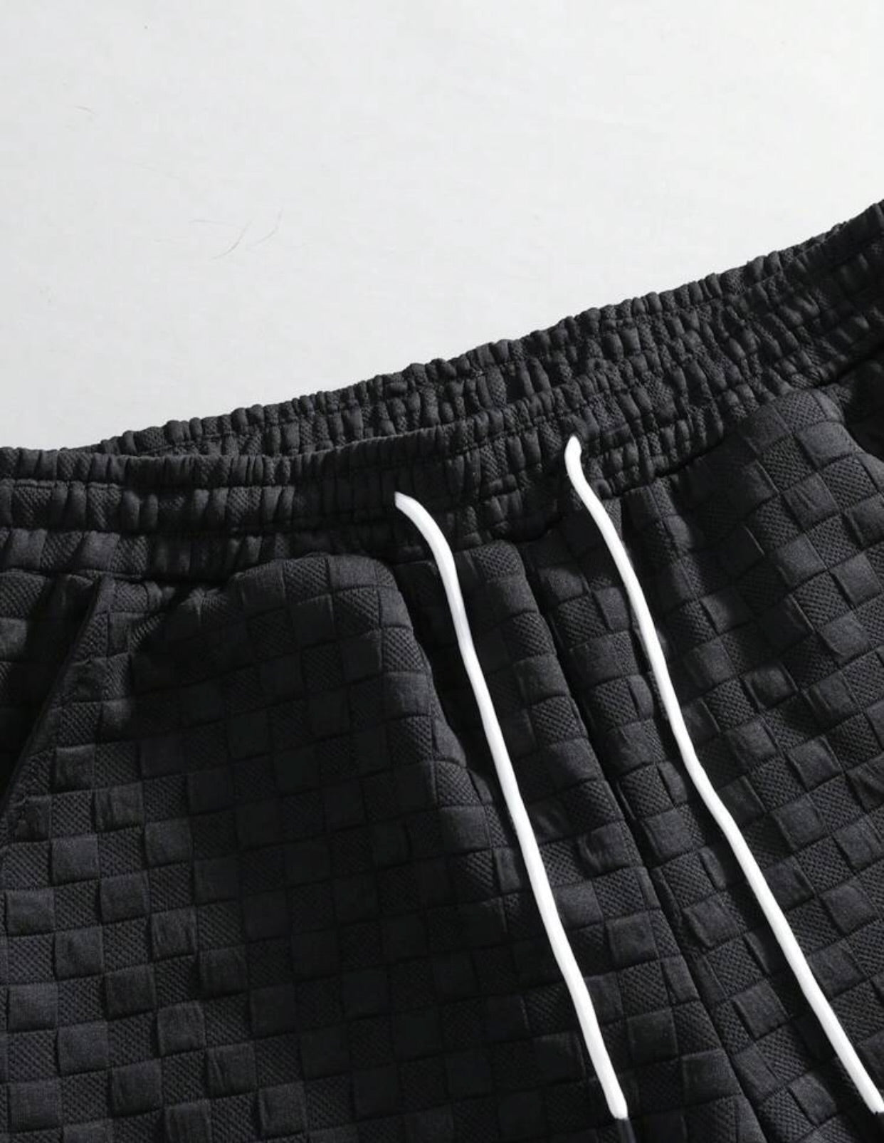 Conjunto Camisa + Short con Textura Sólida