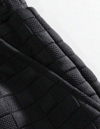 Conjunto Camisa + Short con Textura Sólida