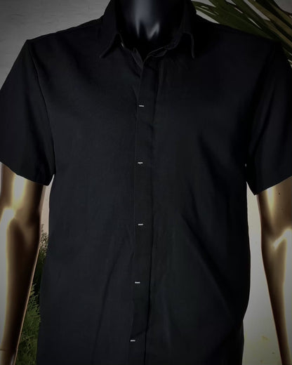 Camisa Botón Bajo Curvo MFNT